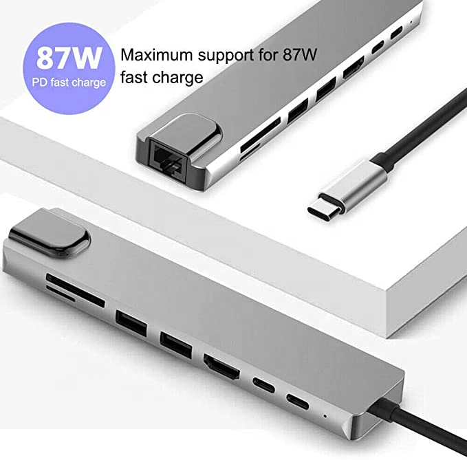 CelHub Pro 8-in-1 USB-C Docking Station - Image 5
