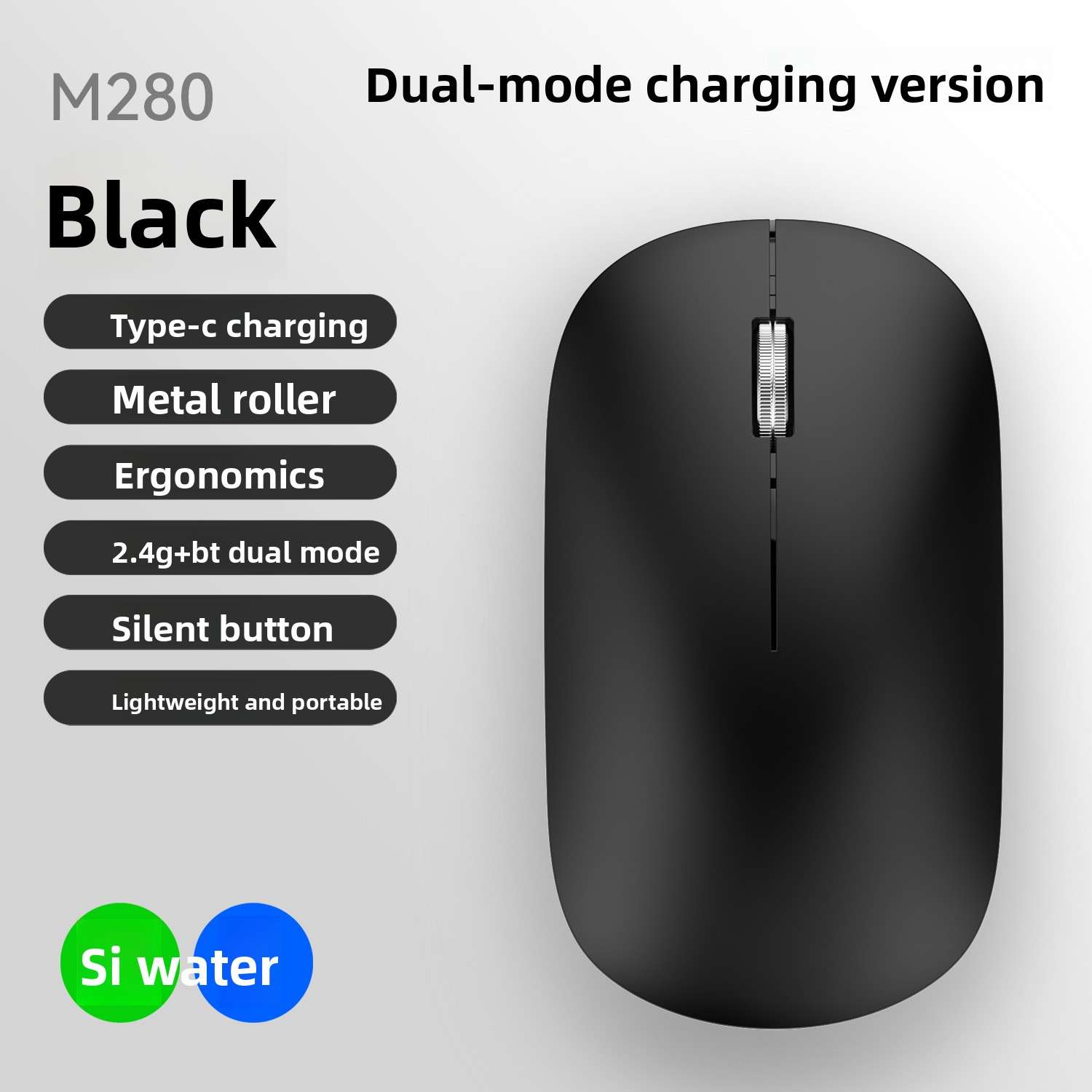 Ultra-Thin M280 Dual-Mode Wireless Mouse - Image 4