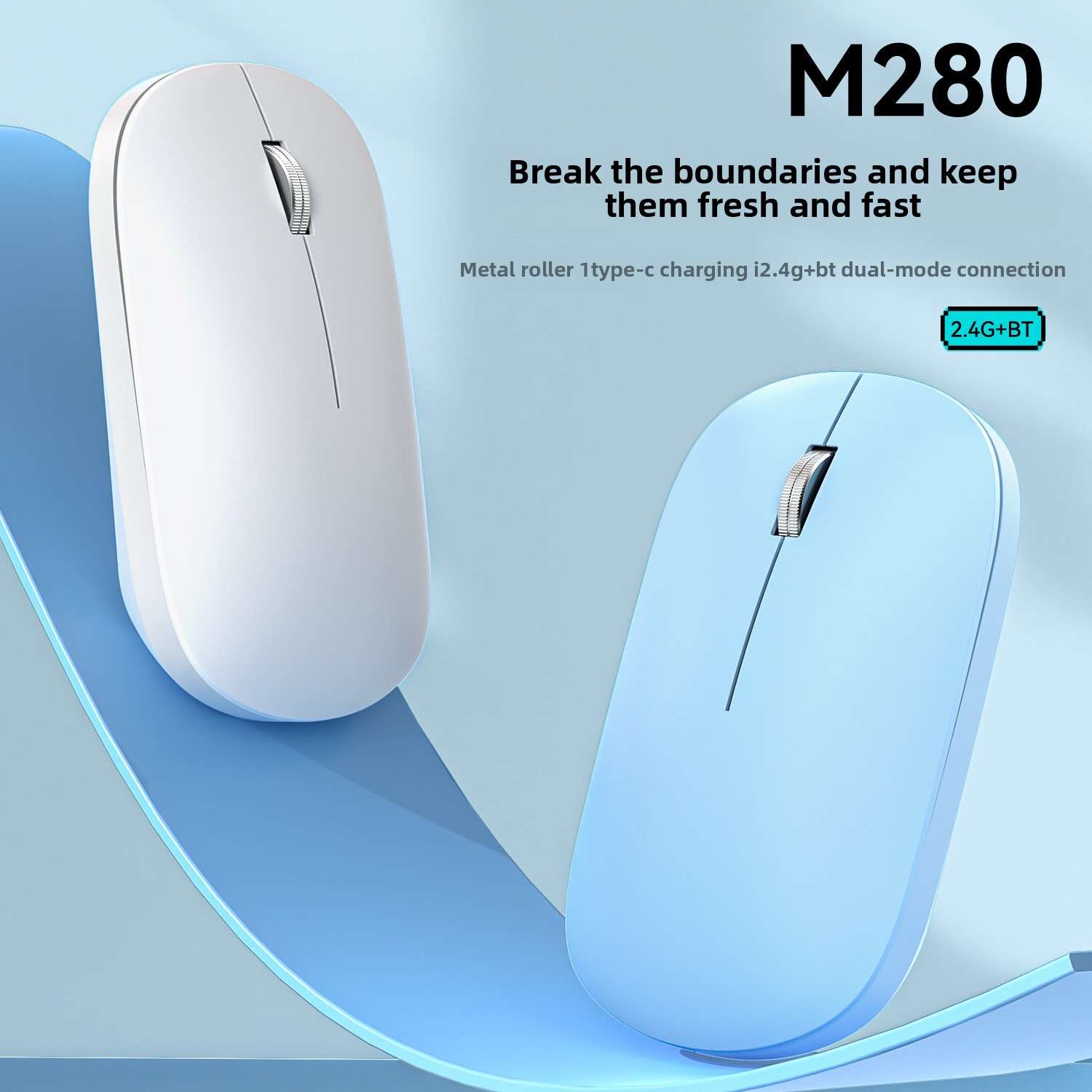 Ultra-Thin M280 Dual-Mode Wireless Mouse - Image 5