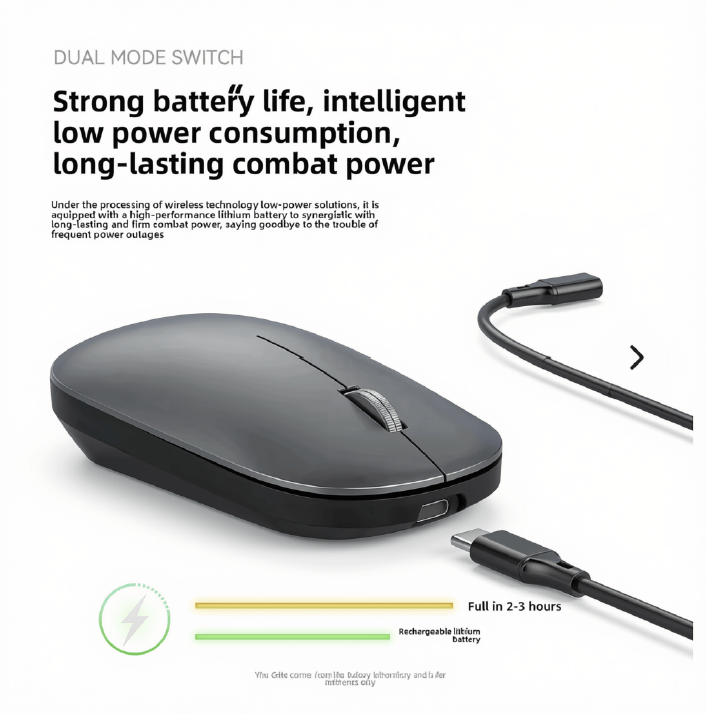 Ultra-Thin M280 Dual-Mode Wireless Mouse - Image 4
