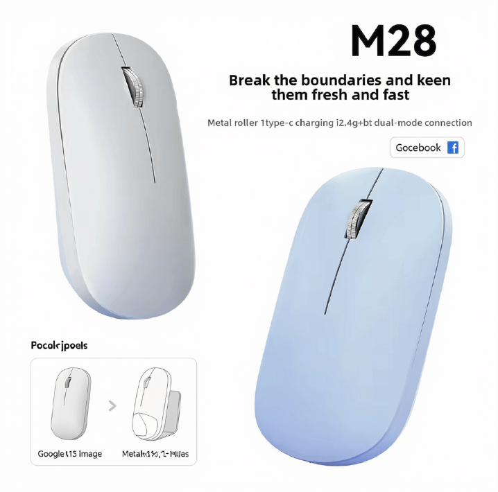 Ultra-Thin M280 Dual-Mode Wireless Mouse - Image 6