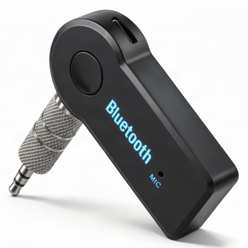 Bluetooth 5.0 Audio Receiver โ 3.5mm AUX Wireless Adapter