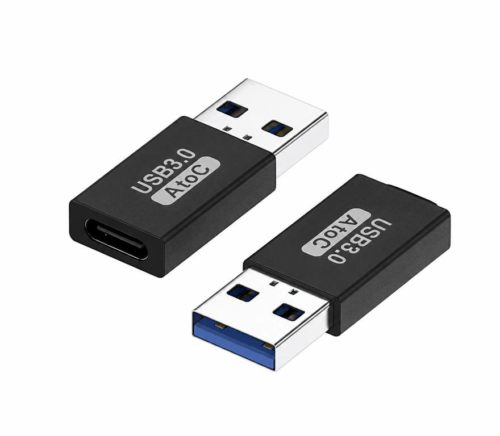 USB-C female to USB-A male